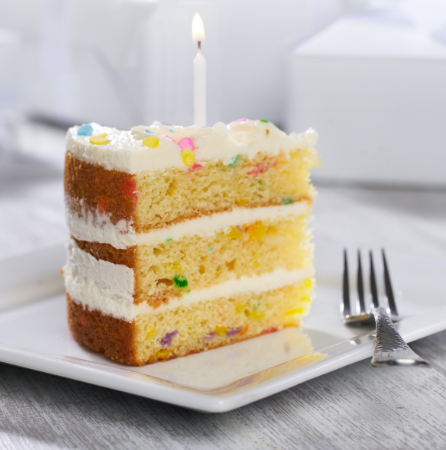 Free slice of birthday cake 