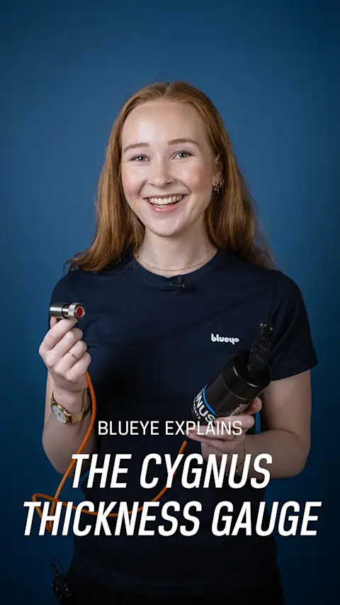 Marine Engineer Intern Frida Volden Tiller explains the Cygnus Thickness Gauge