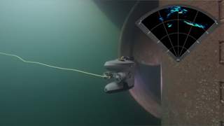 Blueye X3 diving with Tritech Multibeam Sonar image