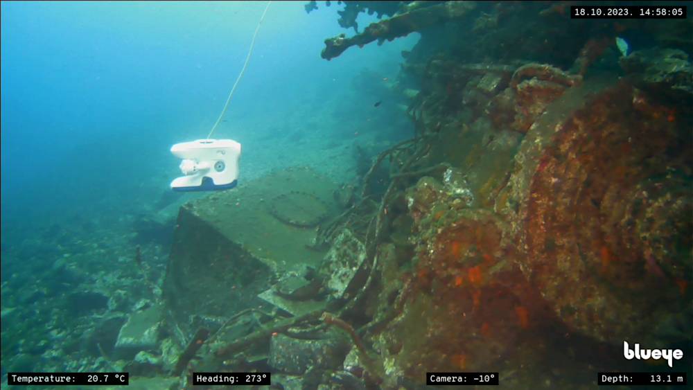 ROV course - training on wreck_Photo by University of Rijeka