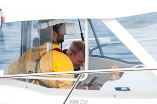 Exploring the depths before fishing