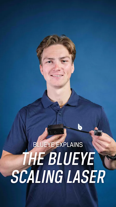 Mechanical Engineer Intern Wilhelm Tarøy explains the Blueye Scaling Laser