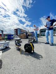 Summer intern from diving