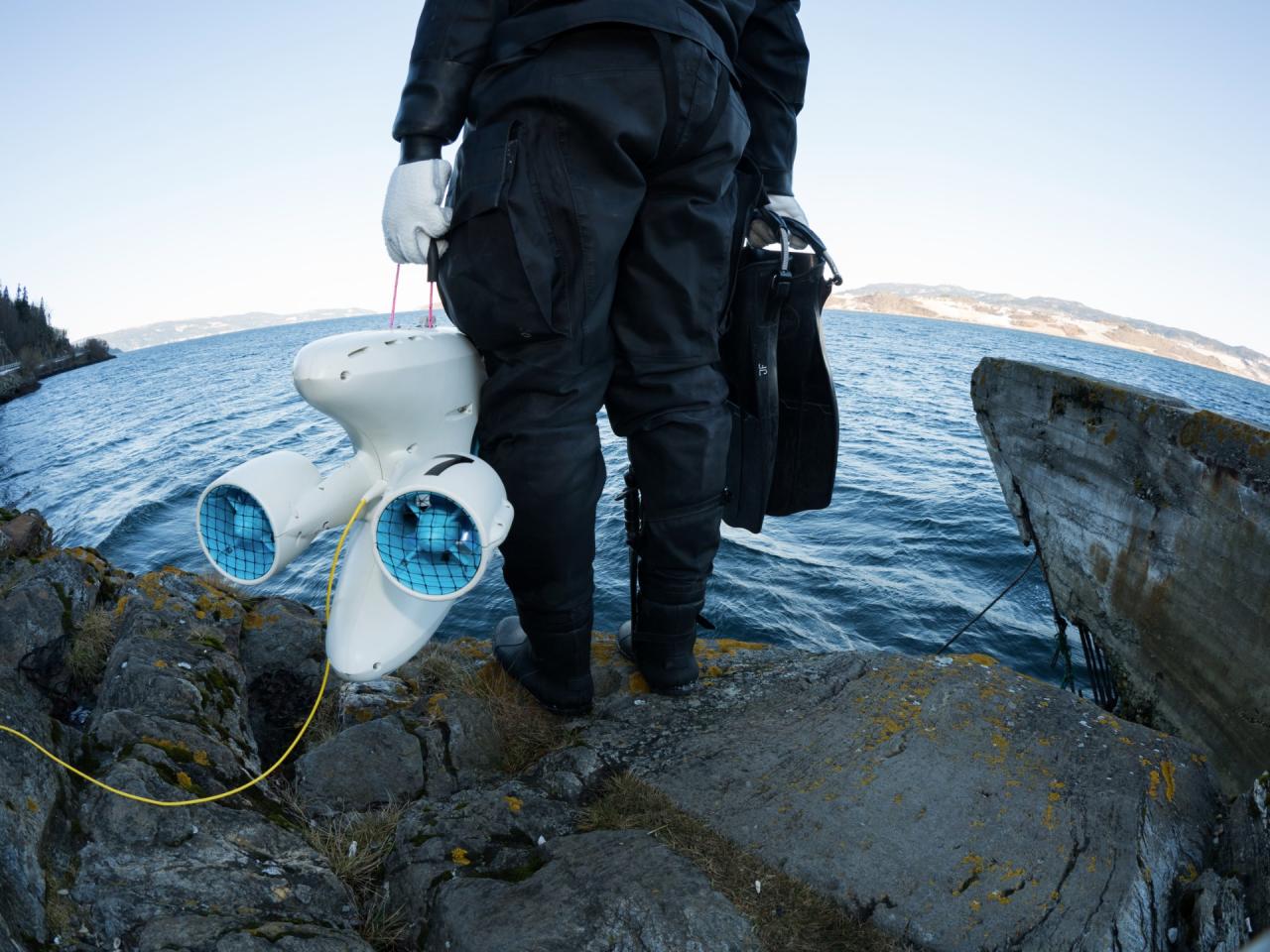 PioneerOne og dykker klar for utforskning av Trondheimsfjorden