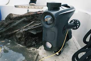 X3 Ultra ROV and ghost fishing gear on Arild Karlsens boat 