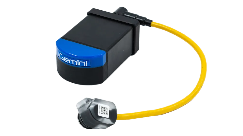 The Tritech Micron Gemini multibeam sonar with the Blueye Smart Connector