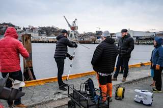 Praktisk dykkeroppgave under kurset