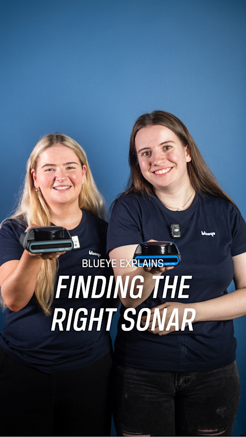 Interns Martine and Amalie explains how to find the right sonar