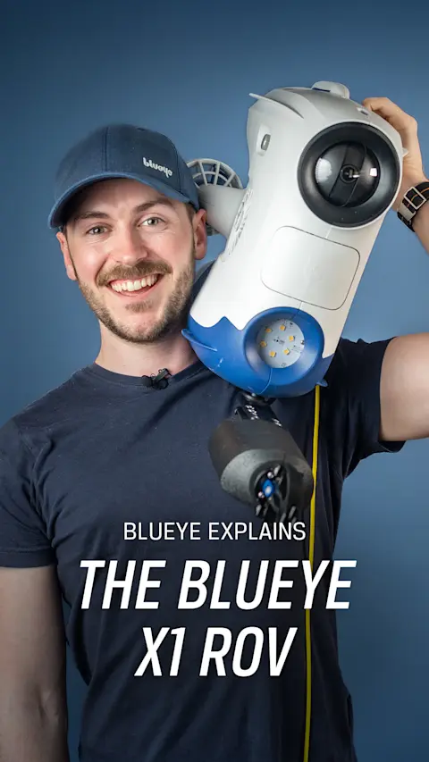 Product Engineer Petter Sjursen explains the Blueye X1 ROV