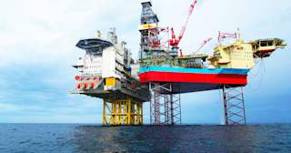 Maersk Integrator in the North sea