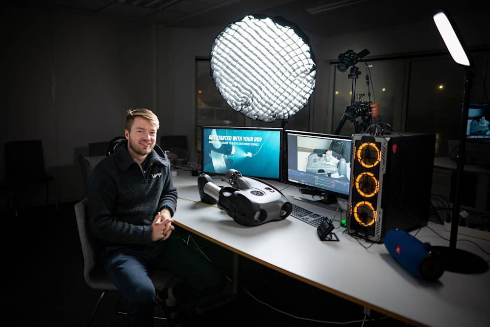 Andreas Viggen ready for the digital course