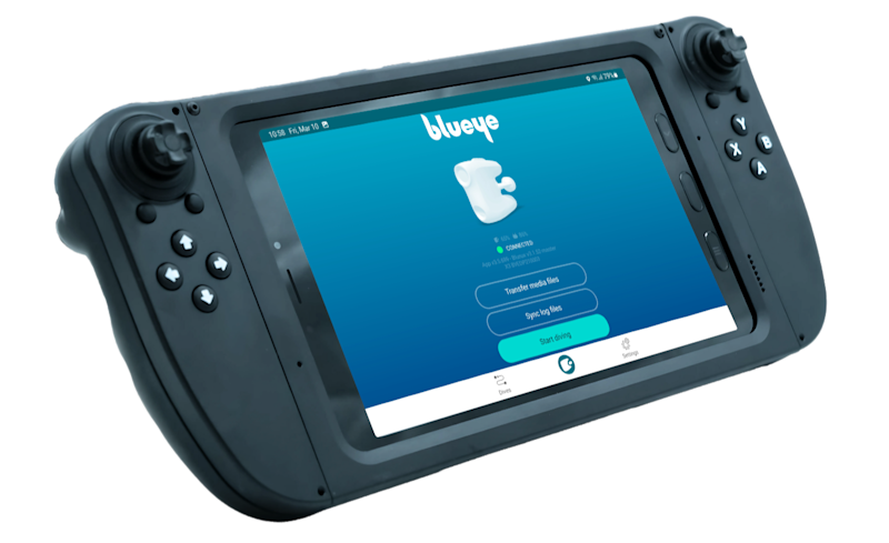 Rugged controller with tablet