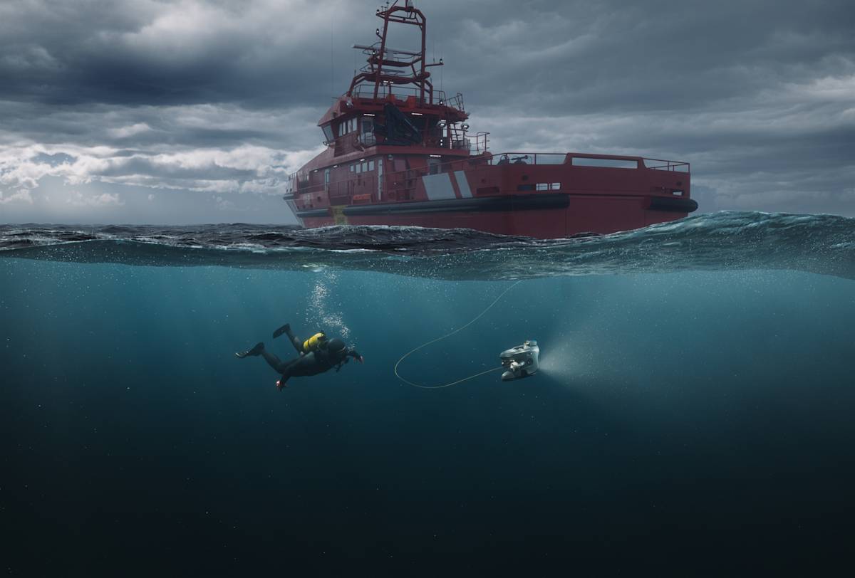 The Blueye X3 ROV and SAR diver