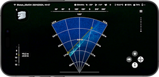 Multibeam View with Meassurement