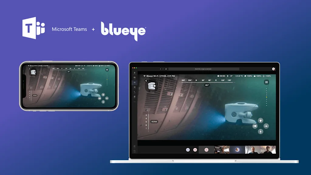 Microsoft Teams + Blueye Banner