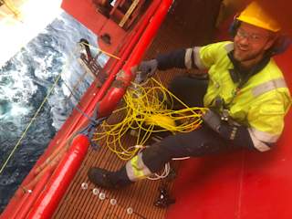 Recovery of the Blueye drone