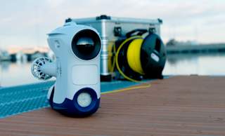 Blueye Pro Stock Photo on the Marina