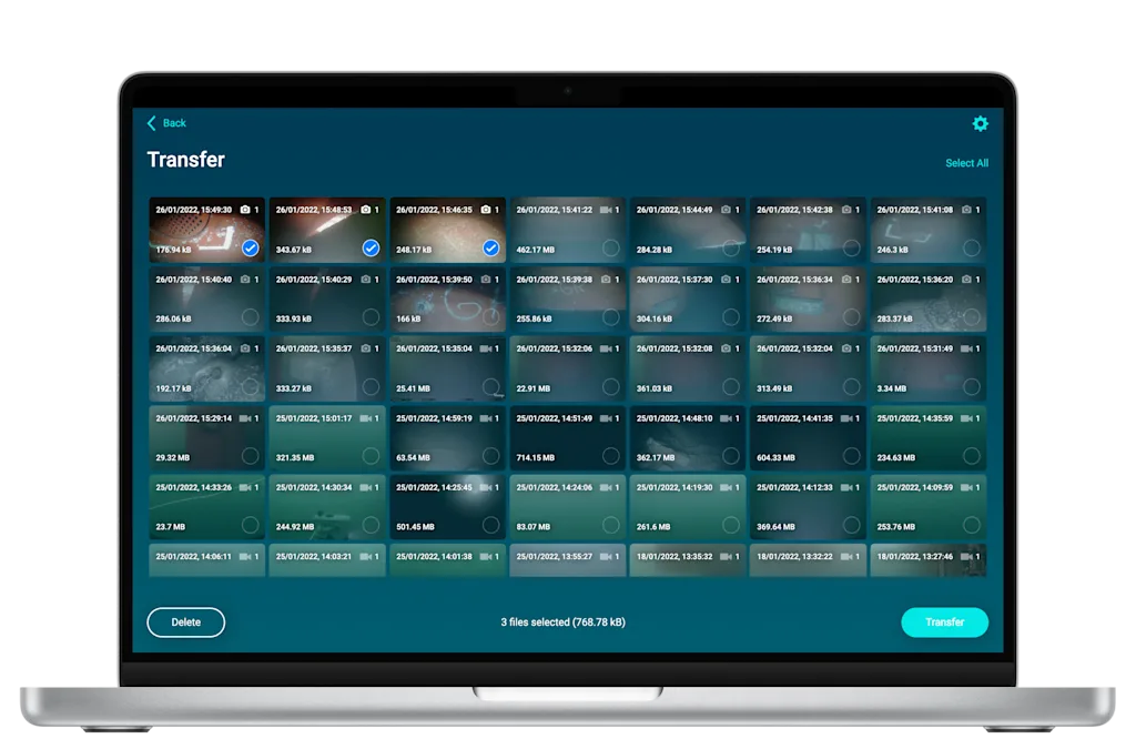 Blueye File Transfer