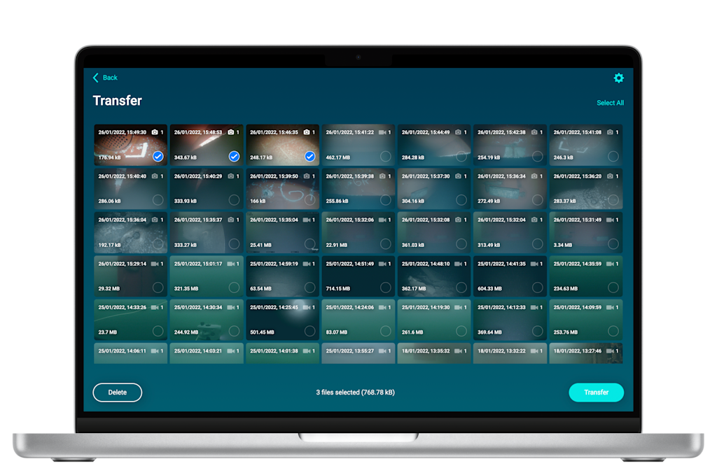 Blueye File Transfer