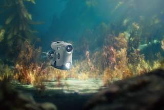 The Blueye X3 ROV inspecting the seabed