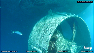 Thruster inspection of Noble Venturer drillship