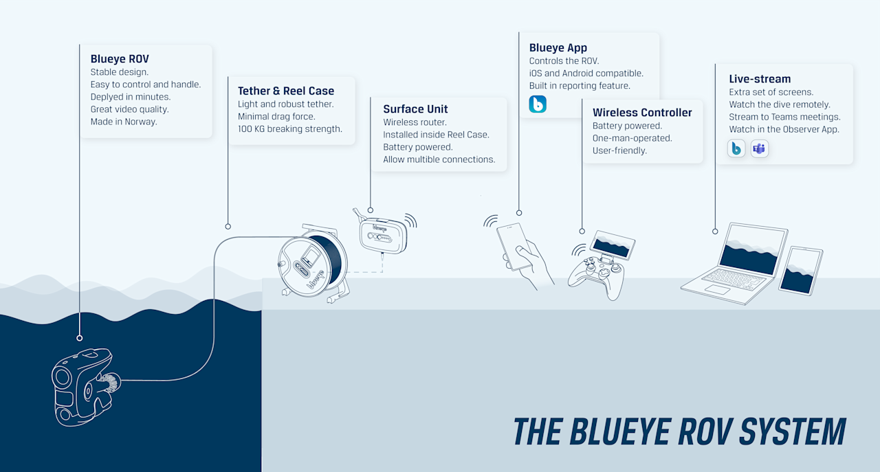 Blueye ROV system setup