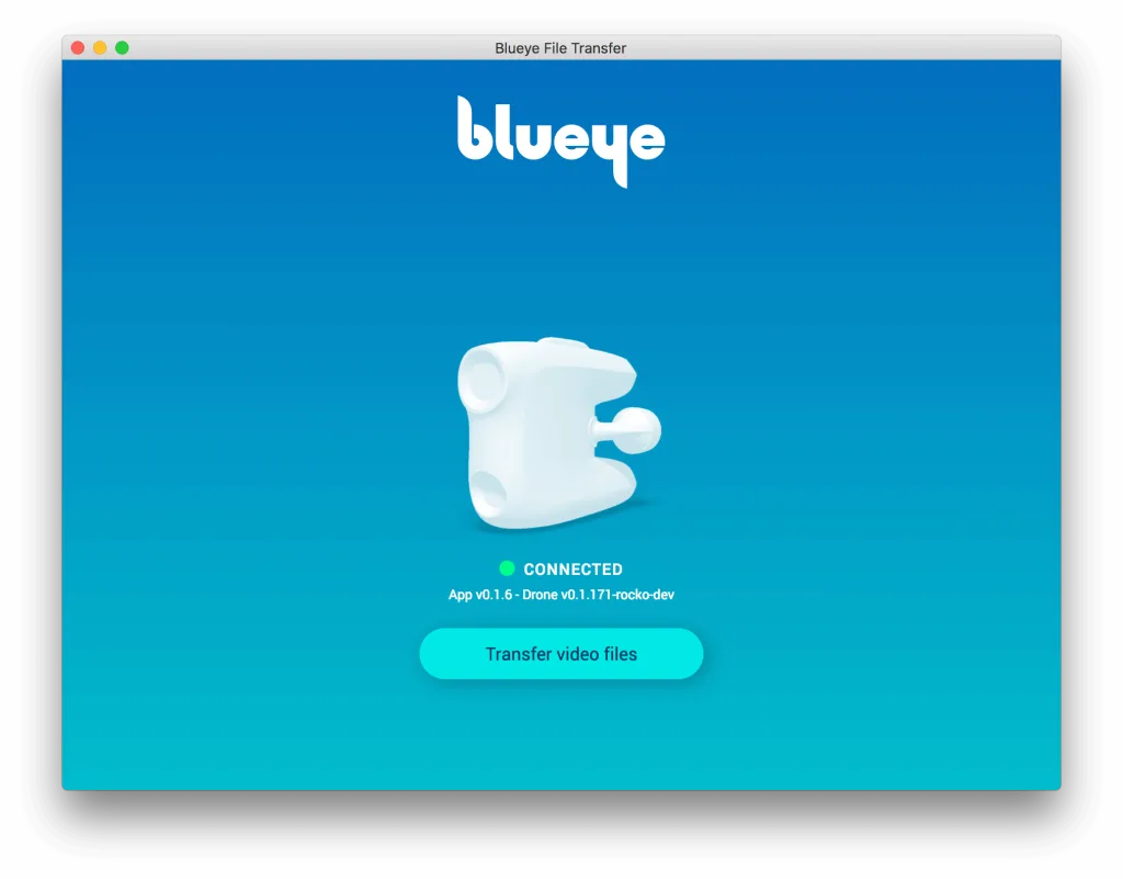Blueye File Transfer Screenshot