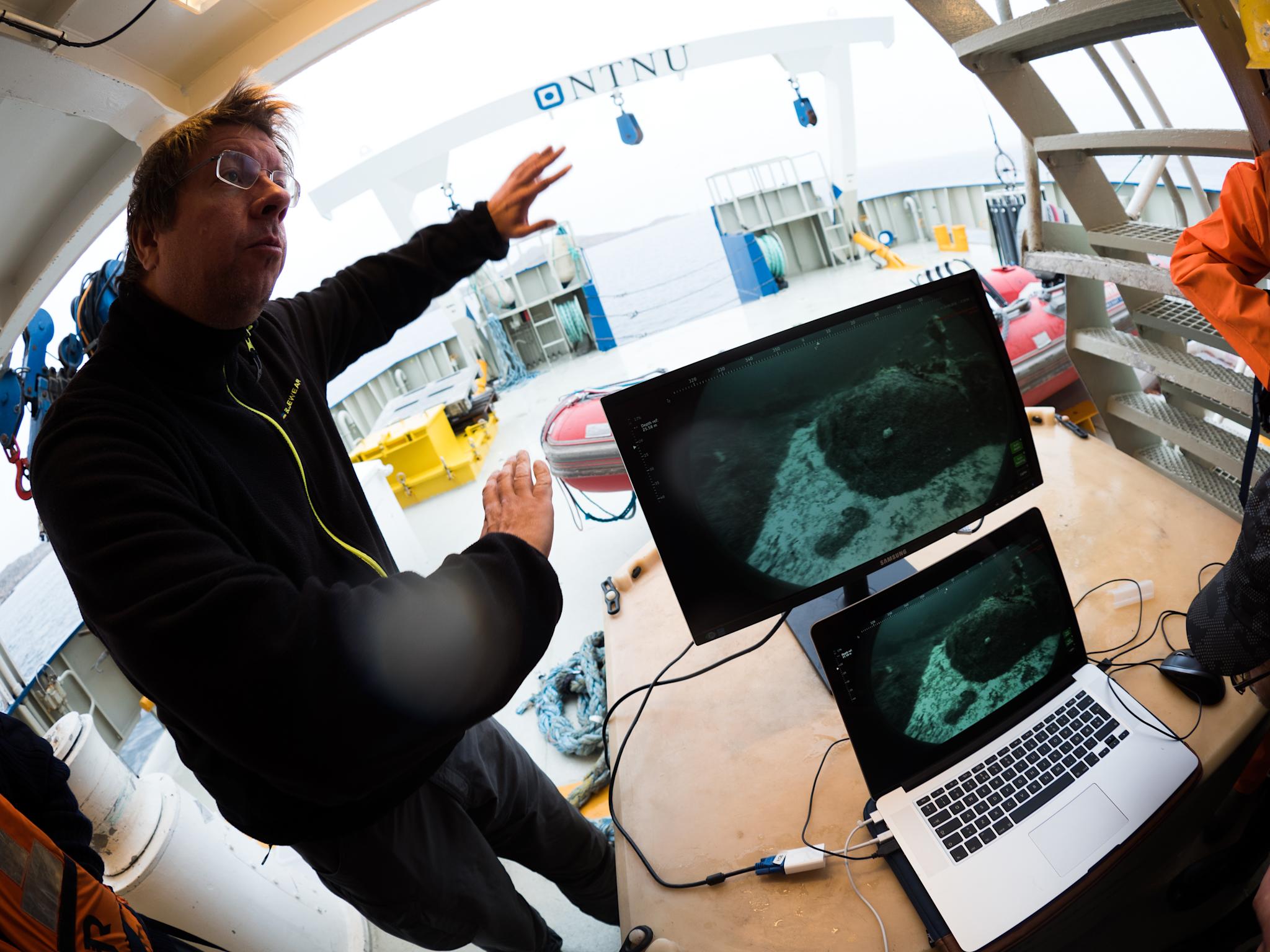 Marine biologist Jussi Evertsen