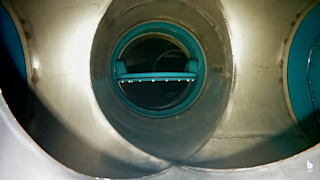 Blueye dronen inspiserer innsiden av vannverk-rør