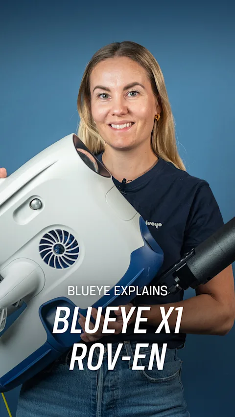 CCO Oda Ryggen forklarer Blueye X1 ROVen