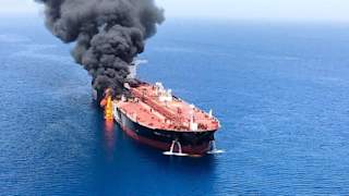 Burning Ship in Red Sea