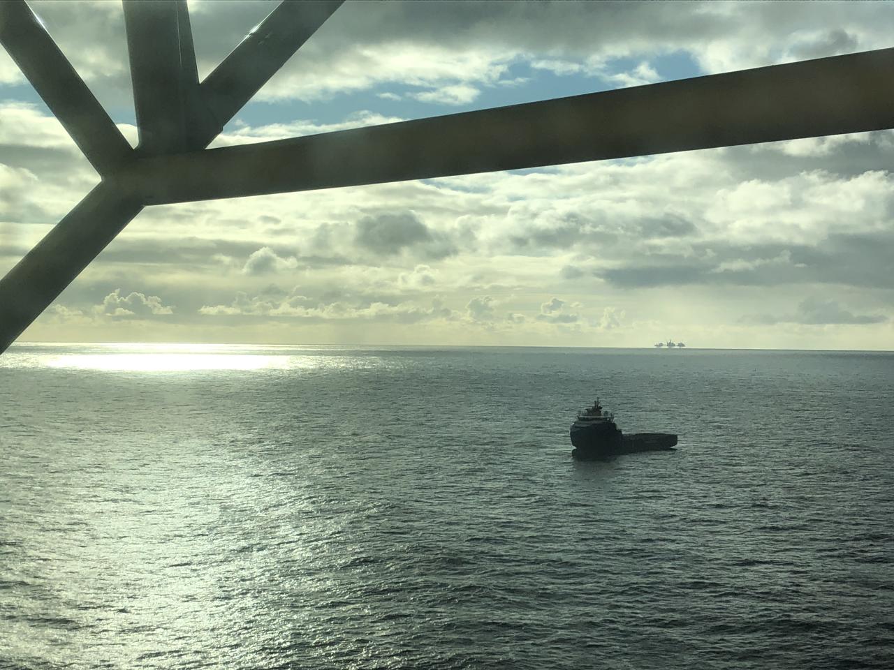 Utsikten fra Maersk Integrator
