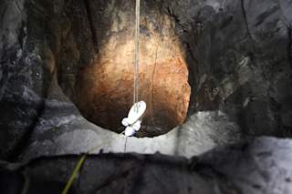 Almost at the bottom of the well