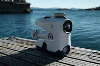 Waterlinked uGPS mounted on Blueye Pro