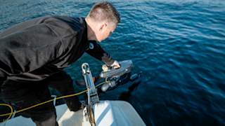 Arild Karlsen deploys the Blueye X3 Ultra