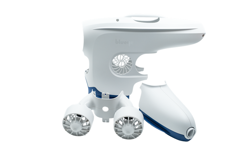 White plastic parts for ROV - all parts 2