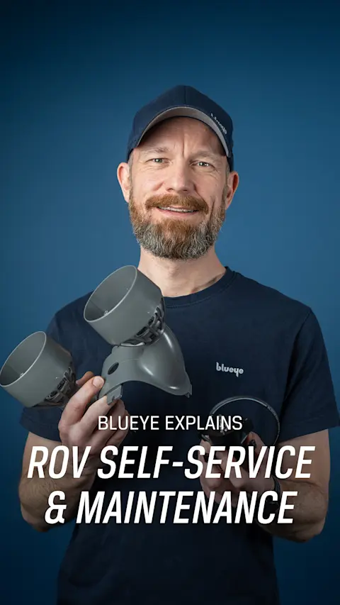 Senior Laboratory Engineer Joachim Reiten Arntzen explains self maintenance on ROVs