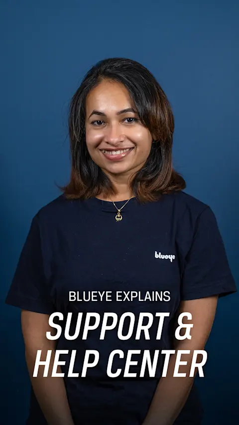 Marketing & Support Specialist Anupama Pantheeradiyil explains the Blueye Support and Help Center