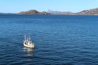 Typical Norwegian fishing boat