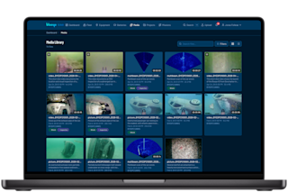 Blueye Cloud Media Library Screenshot