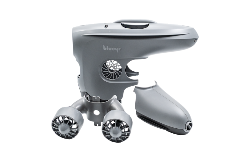 Grey plastic parts for ROV - all parts 2