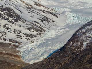 Engabreen glacier