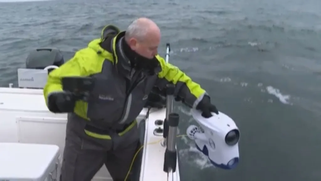 Tonny Nybirk at Nord Stream with a Blueye ROV