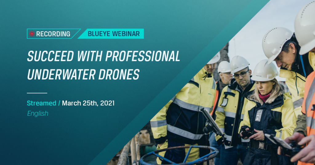 Webinar succeed to implement underwater drones in your business