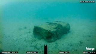 Crab trap at 17.7 meters depth in the Oslofjord