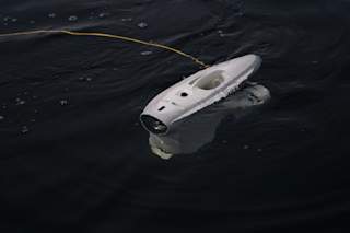 Blueye Pioneer at surface