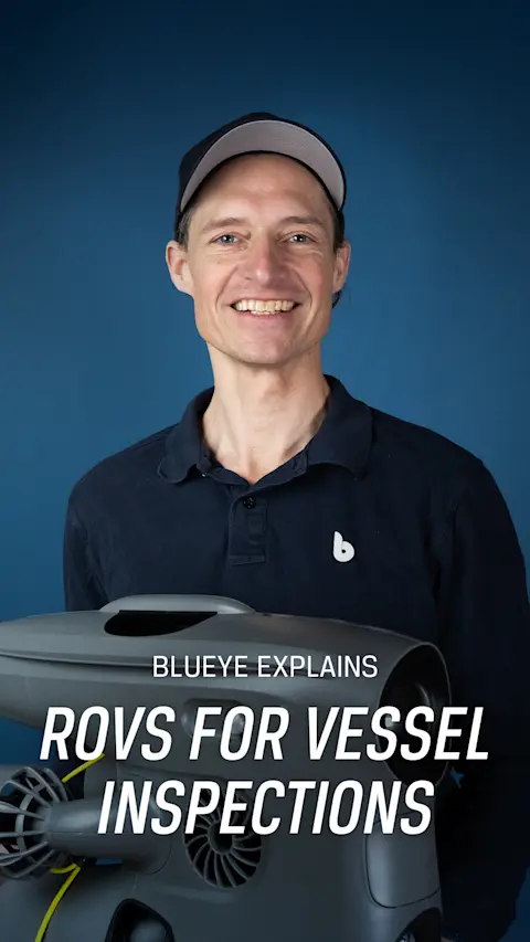 CEO Christian Gabrielsen explaining vessel inspections using an ROV