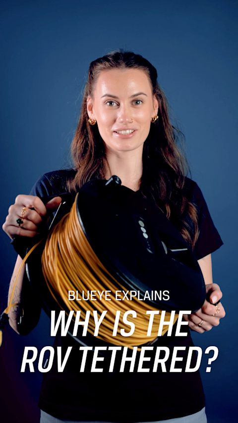 Sigrid forklarer hvorfor Blueye ROVene er kablet
