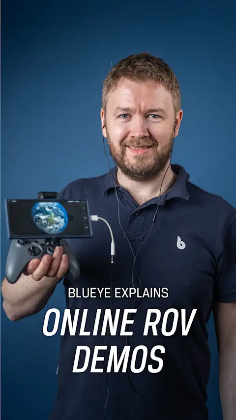Senior Technical Sales Engineer Trond Larsen explains online ROV demonstrations