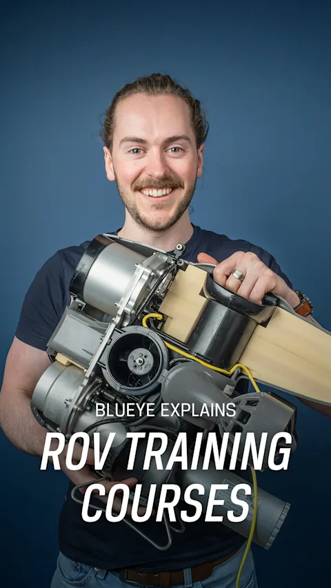 Product Engineer Petter Sjursen explains our free ROV training program to enhance your skills and maximize your Blueye ROV experience